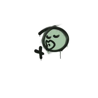 Sealed Graffiti | Smooch (Cash Green) CS2 skin
