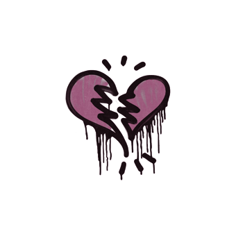 Sealed Graffiti | Broken Heart (Princess Pink) CS2 skin