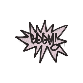 Sealed Graffiti | BOOM (War Pig Pink) CS2 skin