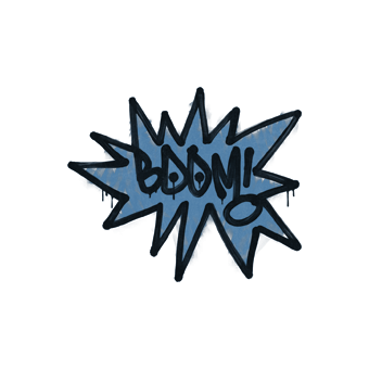 Sealed Graffiti | BOOM (Monarch Blue) CS2 skin