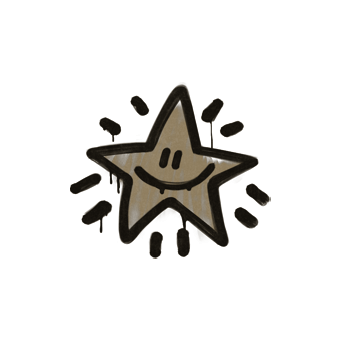 Sealed Graffiti | Shining Star (Dust Brown) CS2 skin