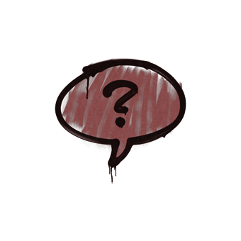 Sealed Graffiti | Question Mark (Brick Red) CS2 skin