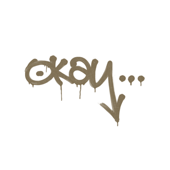 Sealed Graffiti | Okay (Dust Brown) CS2 skin