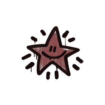 Sealed Graffiti | Shining Star (Brick Red) CS2 skin