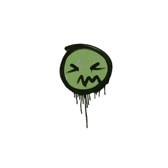 Sealed Graffiti | Grimace (Battle Green) CS2 skin
