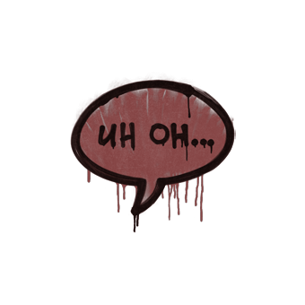 Sealed Graffiti | Uh Oh (Brick Red) CS2 skin