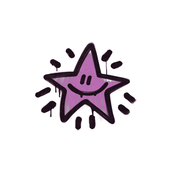 Sealed Graffiti | Shining Star (Bazooka Pink) CS2 skin