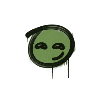 Sealed Graffiti | Smirk (Battle Green) CS2 skin