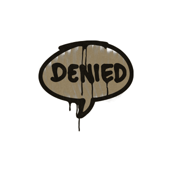 Sealed Graffiti | Denied (Dust Brown) CS2 skin