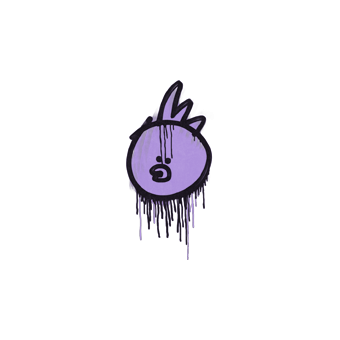 Sealed Graffiti | Bock Bock (Violent Violet) CS2 skin