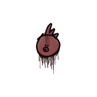 Sealed Graffiti | Bock Bock (Brick Red) CS2 skin