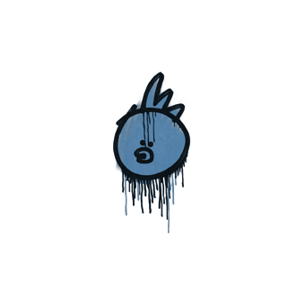 Sealed Graffiti | Bock Bock (Monarch Blue) CS2 skin