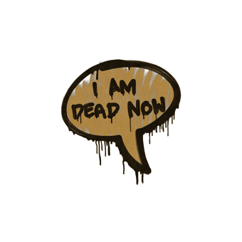 Sealed Graffiti | Dead Now (Desert Amber) CS2 skin