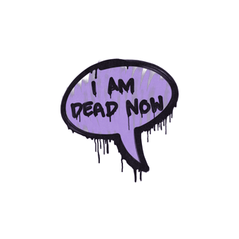 Sealed Graffiti | Dead Now (Violent Violet) CS2 skin
