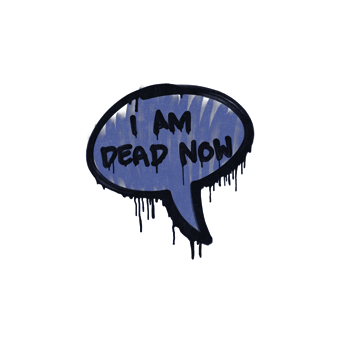 Sealed Graffiti | Dead Now (SWAT Blue) CS2 skin