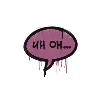 Sealed Graffiti | Uh Oh (Princess Pink) CS2 skin