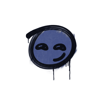 Sealed Graffiti | Smirk (SWAT Blue) CS2 skin