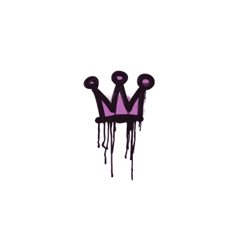 Sealed Graffiti | Little Crown (Bazooka Pink) CS2 skin