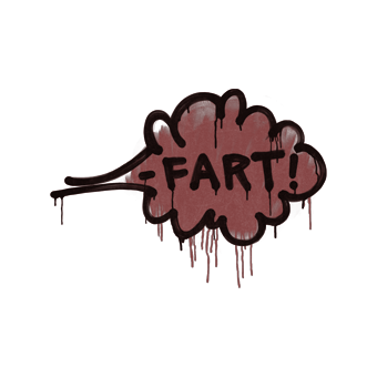 Sealed Graffiti | Fart (Brick Red) CS2 skin