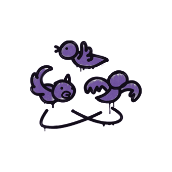 Sealed Graffiti | Dizzy (Monster Purple) CS2 skin