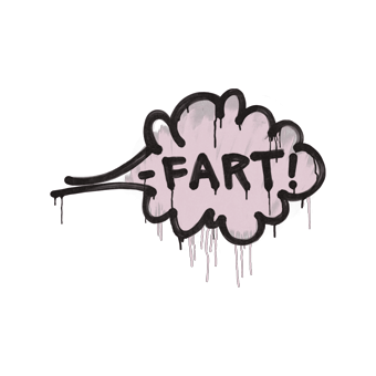 Sealed Graffiti | Fart (War Pig Pink) CS2 skin