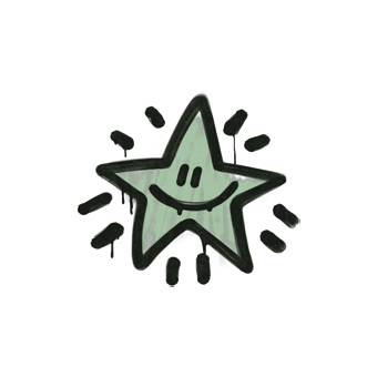 Sealed Graffiti | Shining Star (Cash Green) CS2 skin