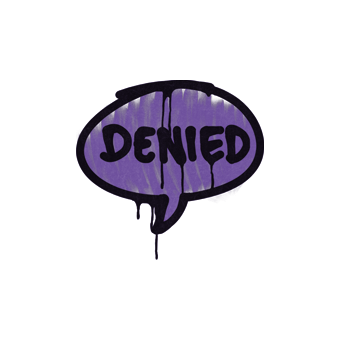 Sealed Graffiti | Denied (Monster Purple) CS2 skin