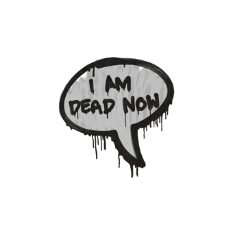 Sealed Graffiti | Dead Now (Shark White) CS2 skin