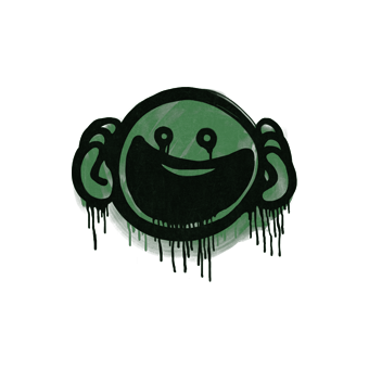 Sealed Graffiti | OMG (Jungle Green) CS2 skin