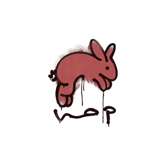 Sealed Graffiti | Hop (Blood Red) CS2 skin