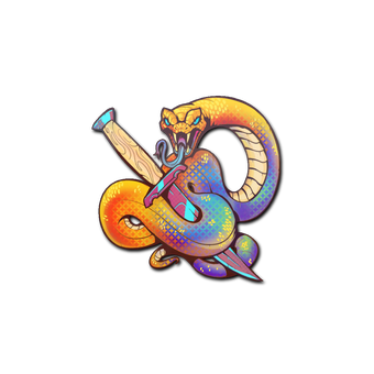 Sticker | Coiled Strike (Holo) CS2 skin