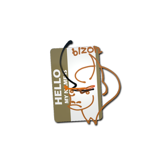 Sticker | Hello PP-Bizon CS2 skin