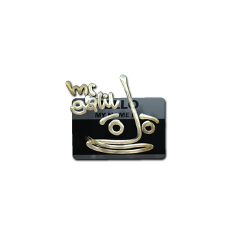 Sticker | Hello Galil AR (Gold) CS2 skin