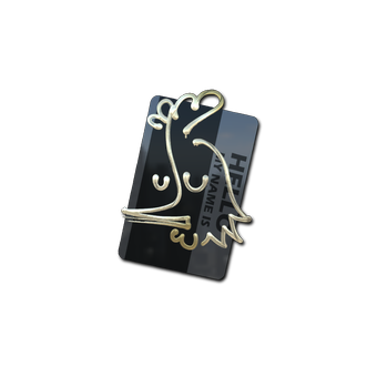Sticker | Hello AK-47 (Gold) CS2 skin