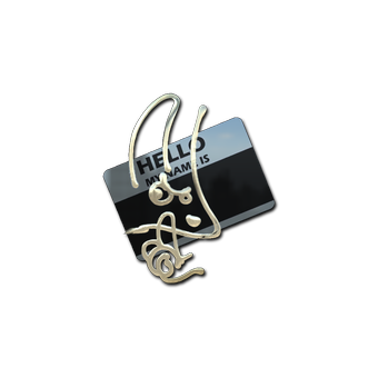 Sticker | Hello M4A1-S (Gold) CS2 skin