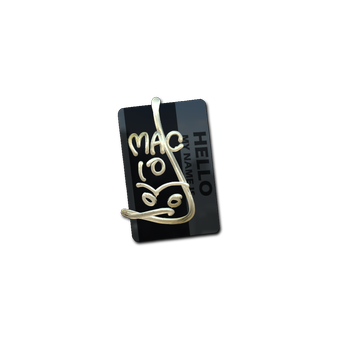 Sticker | Hello MAC-10 (Gold) CS2 skin