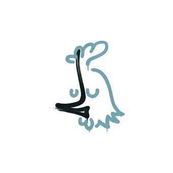 Sealed Graffiti | Recoil AK-47 (Wire Blue) CS2 skin