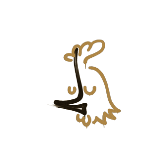 Sealed Graffiti | Recoil AK-47 (Desert Amber) CS2 skin
