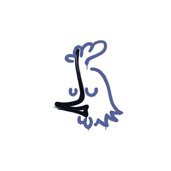 Sealed Graffiti | Recoil AK-47 (SWAT Blue) CS2 skin