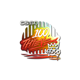 Sticker | 100 Thieves (Foil) | 2020 RMR CS2 skin
