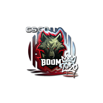 Sticker | Boom (Foil) | 2020 RMR CS2 skin