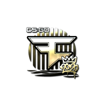Sticker | FaZe (Gold) | 2020 RMR CS2 skin