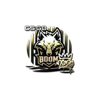 Sticker | Boom (Gold) | 2020 RMR CS2 skin