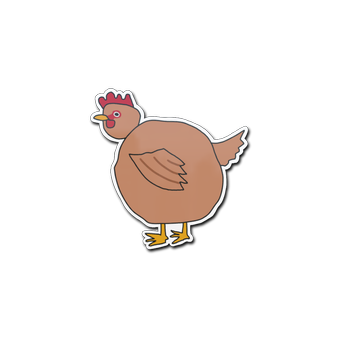 Sticker | Poorly Drawn Chicken CS2 skin