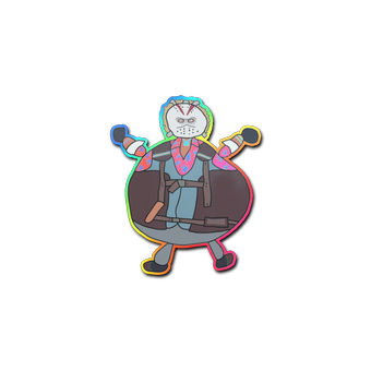 Sticker | Poorly Drawn Bloody Darryl (Holo) CS2 skin