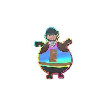 Sticker | Poorly Drawn Balkan (Holo) CS2 skin