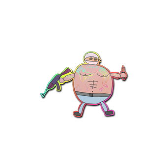 Sticker | Poorly Drawn Terrorist (Holo) CS2 skin