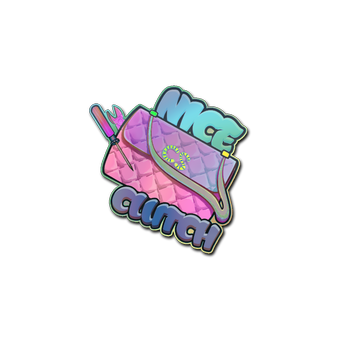 Sticker | Nice Clutch (Holo) CS2 skin
