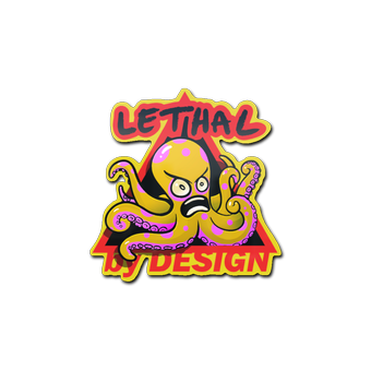 Sticker | Yellow Lethal CS2 skin