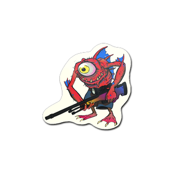 Sticker | Red Cyclawps CS2 skin